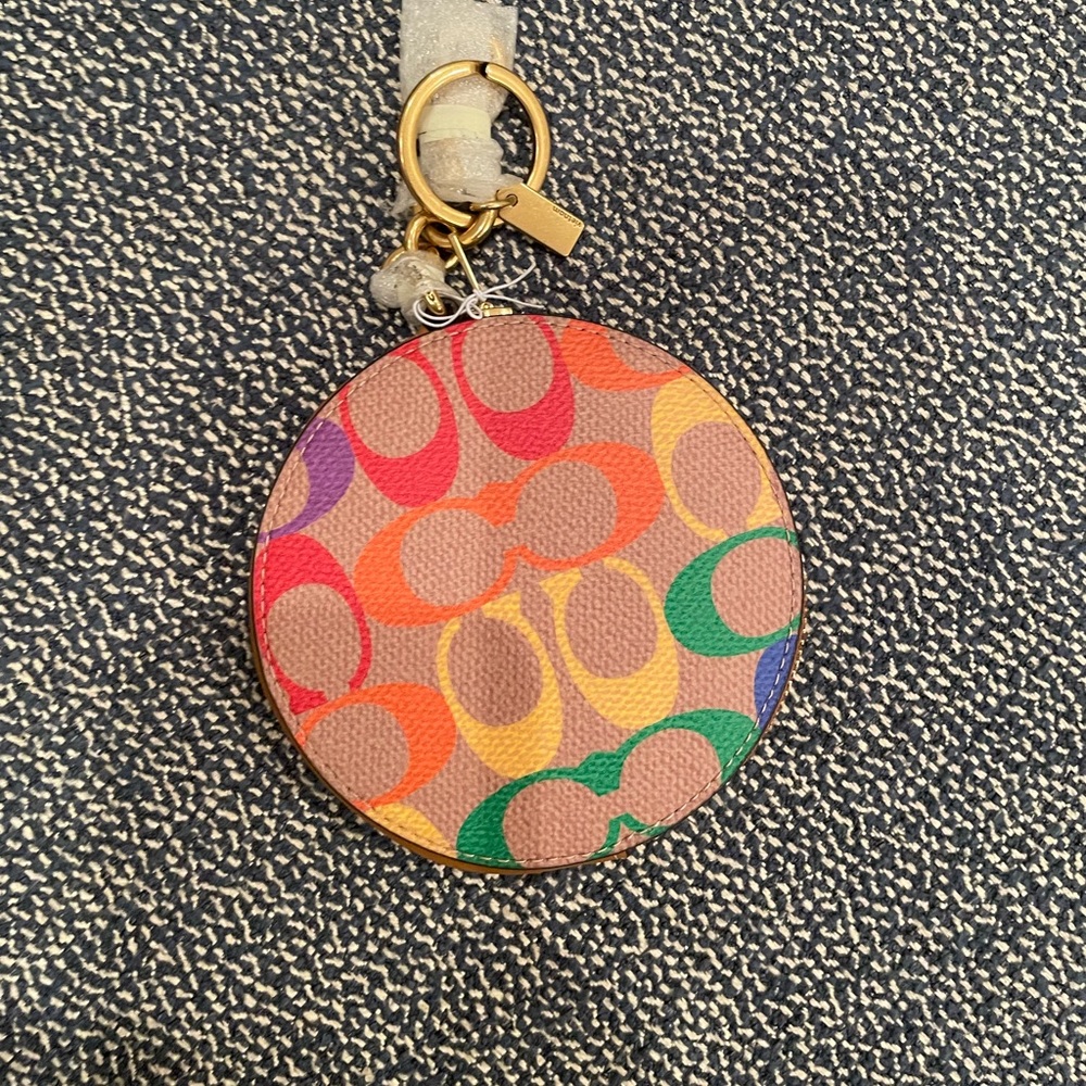 Coach Rainbow Coin Purse, brand new with tags